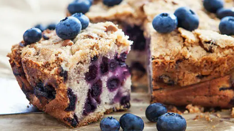 blueberry cobbler with cake mix