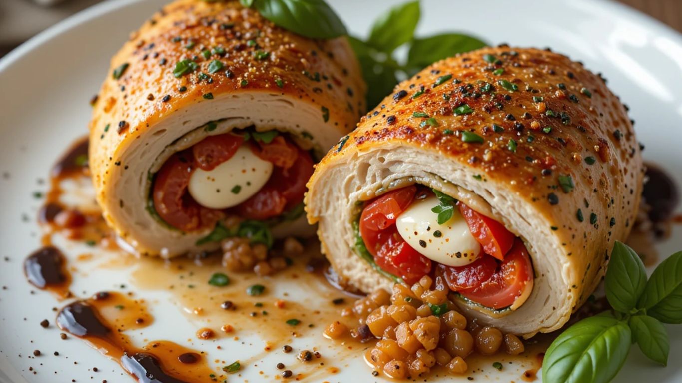 Caprese Stuffed Chicken