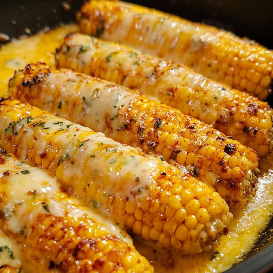 Cheesy Garlic Butter Corn