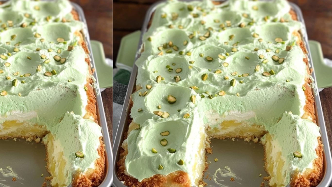 Tropical Pistachio Bliss Cake