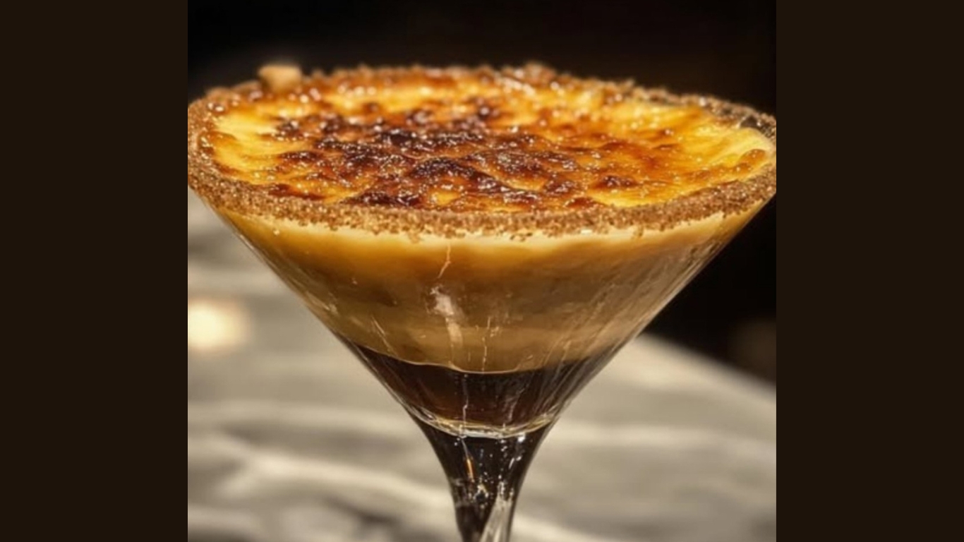 Sweet Crème Brûlée Martini